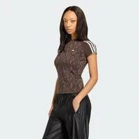 adidas Originals T-Shirt CALI T-SHIRT, SCHLANGENPRINT (1-tlg)