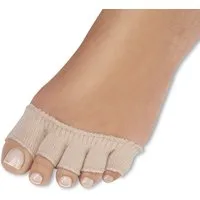 Medosan Zehensocken Zehensocken, Half Toe-Füßlinge für den Schutz vor Fußerkrankungen