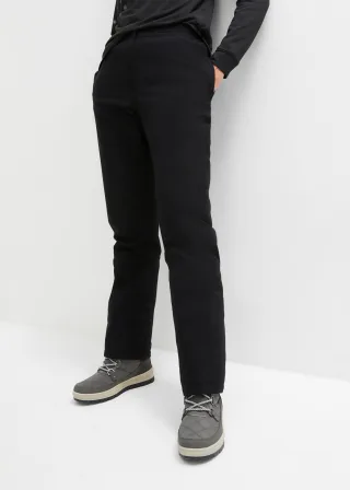 bonprix Thermohose mit Fleecefutter und Komfortbund wasserdicht, schwarz, Gr.38, Wasserdichte Skihose mit Fleecefutter und Komfortbund, Straight Fit, aus Fleece