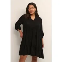 KAFFE Curve Blusenkleid Kleid KCmariana Große Größen