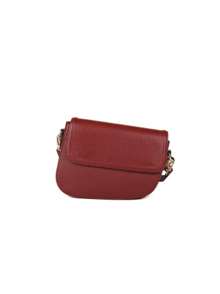 Giulia Monti Schultertasche Burgundy