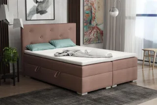 Boxspringbett Schlafzimmerbett PADUA 140x200cm inkl.Bettkasten