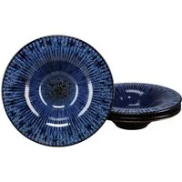 CreaTable Suppenteller Allegra Magic Blue, (4 St)