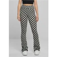 URBAN CLASSICS Leggings Ladies Checked Boot Cut Leggings