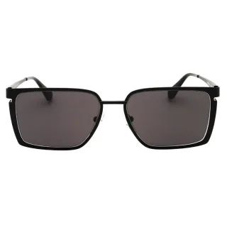 Off White - "Yoder" Sonnenbrille für Herren, Kunststoff (Schwarz/Dunkelgrau)