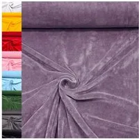 MAGAM-Stoffe Stoff "Stella", Nicki super weich uni einfarbig ÖKO-TEX Meterware ab 50cm