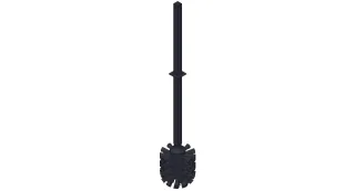Giese WC Bürste, Stiel in schwarz matt, Bürstenkopf schwarz, 81187-14 81187-14