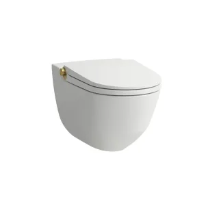 LAUFEN Dusch-T-WC wandh. RIVA 600x355x405 rim. LCC we m. Controller Gold gl, H8206914010001 H8206914010001