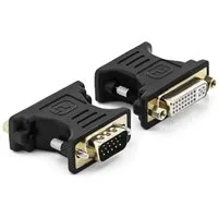 deleyCON deleyCON DVI-I zu VGA Adapter - DVI-I Buchse zu VGA Stecker - für Video-Kabel