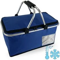 CEPEWA Einkaufskorb Einkaufskorb FrozenBAG mit Kühlfunktion in blau