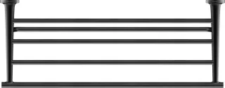Duravit Starck T Handtuchablage Schwarz Matt 610x232x118 mm - 0099444600 0099444600