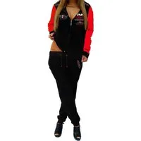 RMK Jogginganzug Damen Jogginganzug Sportanzug Streetwear Fitness Clubwear Gym (2-tlg), mit Kapuze