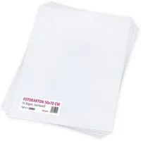 itenga Bastelkartonpapier itenga Fotokarton hochweiß - 50x70cm 300g/m² 10 Bo