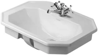 Duravit Serie 1930 Einbauwaschtisch Weiß Hochglanz 580 mm - 0476580000 0476580000