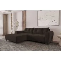 99rooms Ecksofa Massimo, Sofa L-Form, Eckcouch, mit Schlaffunktion,Rundumbezug, in Cordstoff POSO