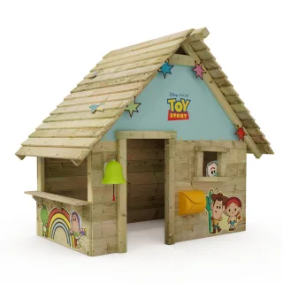 Disney Toy Story Tipi Spielhaus für Kinder - Outdoor Abenteuer Gartenhaus mit Design - Magisches Kinderspielhaus aus Holz - Wickey