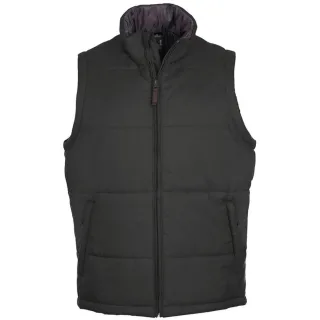 SOLS Warm Unisex wattierte Bodywarmer Jacke (Holzkohle)