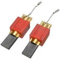 Trade-Shop Ersatzbürste 2x passend für Miele METEOR 2061 - W961, MONDIA 1261, PRIMAVERA, 5mm x 15mm x 27/29,5/30mm Motorkohlen Kohlebürsten, (2-tlg), Geeignet für Waschmaschinen, Trockner
