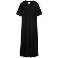 PUMA Sweatrock HER RIB DRESS kniebedeckende Länge, unifarbenes Design, sportlicher Schnitt