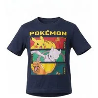 POKÉMON Print-Shirt Pokemon Pikachu Jungen T-Shirt Kurzarm Shirt 100% Baumwolle Gr. 98 bis 128