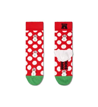 happy socks - Kids Big Dot Snowman Sock Rot