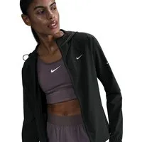 Nike Laufjacke W NK SWIFT RPL PKBL JKT mit Kapuze und Kordelzug, atmungsaktiv, wasserabweisend, windabweisend