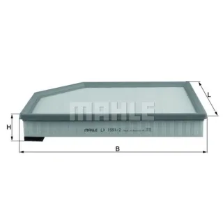 Mahle Luftfilter Volvo S80 V60 Xc60 Xc70