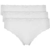 Nina Von C. Jazz-Pants Slips "Cosy" (3er Pack) eng, elastisch, atmungsaktiv, bequem, feminin, mit Spitze