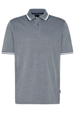 bugatti - Herren Polo 1/2 Arm marine - Gr. - 3XL