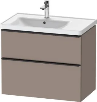 Duravit D-Neo Waschtischunterbau wandhängend Basalt Matt 784x452x625 mm - DE43570BD430000 DE43570BD430000
