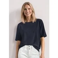 STREET ONE T-Shirt mit U-Boot-Ausschnitt