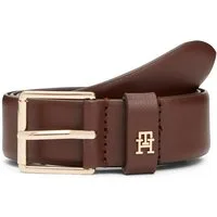Tommy Hilfiger Ledergürtel TH SQUARE 3 cm breit mit quadratischer Schnalle, Breite: 3cm