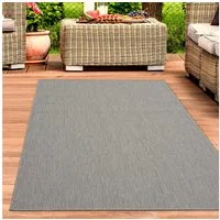 Carpetia Outdoorteppich zeitlos, rechteckig, Höhe: 5 mm, pflegeleicht, wetterbeständig, für Innen- und Außenbereich geeignet