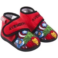 Cerda Avengers Kinder Hausschuhe, Halb-Boot Hausboots mit Anti-Rutsch-Sohle Pantoffel