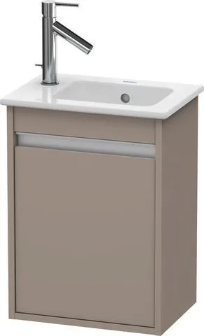 Duravit Ketho Waschtischunterbau wandhängend Basalt Matt 400x285x550 mm - KT6417R4343 KT6417R4343