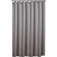 Fanci Home Duschvorhang Textil Anti-Schimmel wasserdicht Schimmelresistent (Wasserabweisend Anti-Bakteriell), Waschbar 100% Polyester inklusive Ringe Duschvorhanghaken