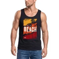 Neverless Tanktop Herren Tank-Top Sommer Venice Beach Surfing Motiv Aufdruck Strand mit Print