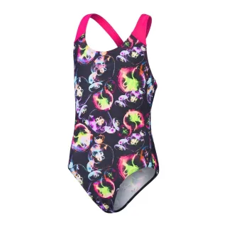 Speedo - Badeanzug für Mädchen (Schwarz/Pink)