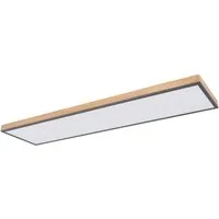 GLOBO LIGHTING LED Deckenleuchte DORO, Dimmfunktion, Fernbedienung, Infrarot inkl., Memoryfunktion, Nachtlichtfunktion, Timerfunktion, mehrere Helligkeitsstufen, LED fest integriert, warmweiß - kaltweiß, Rechteckige Deckenlampe, 3000 Kelvin, Wohnzimm