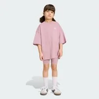 adidas Originals Trainingsanzug SET AUS RADLERHOSE UND T-SHIRT (1-tlg)