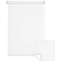 Verdunklungsrollo Klemmfix Verdunkelungsrollo 45x150 cm weiß [Stoffbreite: 42cm], Victoria M., blickdicht, ohne Bohren, freihängend, Klemmfix, mit Kindersicherung, für Fenster und Türen, Sonnenschutz Sichtschutz