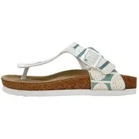 DOGO Lila Zehentrenner Dandelion Damen Sandalen Zehentrenner Handgefertigt