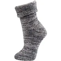 Wowerat Socken 1 Paar THERMO-Wollsocken, mit Umschlag, für Damen & Herren