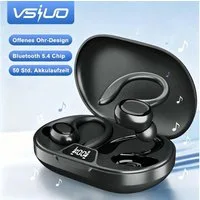 VSIUO Offene Kopfhörer, In-Ear-Ohrhörer & Bluetooth 5.4-Sportkopfhörer Open-Ear-Kopfhörer (voice assistant, siri)