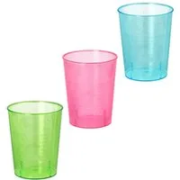 Starpak Becher 40 Gläser für Schnaps, PS 4 cl Ø 4,2 cm · 5,2 cm farbig sortiert