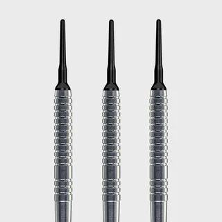 Soft Dart Barrel Zylinder Grip1 V1 - Silber / 16g