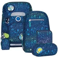 Beckmann Schulranzen Classic (6tlg., inkl. Sportrucksack, Federmäppchen, Schlamperrolle und Buttons)