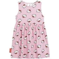Hello Kitty Midikleid Mädchenkleid & Freizeitkleid aus atmungsaktivem Single Jersey