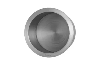 ESS Container ROLL WC- Papierhalter mit Vorratsbehälter ROUND für 1 Rolle, Edelstahl gebürstet, TCL- TCL-3