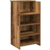 vidaXL Schreibtisch Empfangstheke Altholz-Optik 55x50x103,5 cm Holzwerkstoff